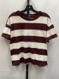 Striped Pattern Top Short Sleeve Basic Old Navy, Size M Fashion