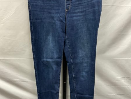 Blue Jeans Jeggings Chicos, Size 8 Hot on Sale