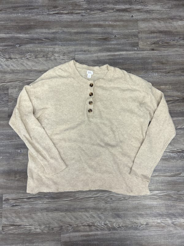 Sweater By Stars Above In Cream, Size: Xxl Sale