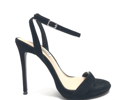 Sandals Heels Stiletto By Steve Madden In Black, Size: 6 Discount