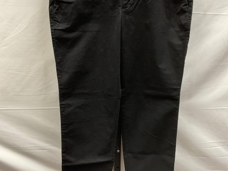 Black Pants Cropped Gap, Size 8 For Cheap