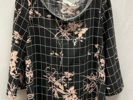 Floral Print Top Long Sleeve Halogen, Size S Cheap