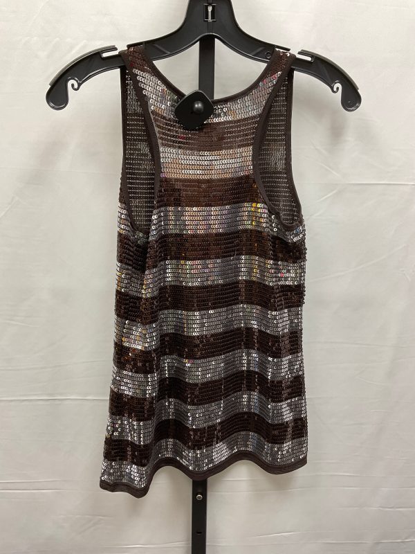 Tank Top By Forever In Brown & Silver, Size: M Fashion