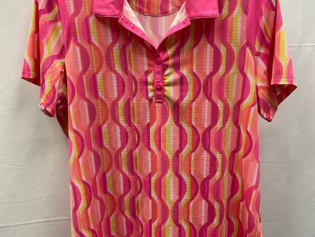 Top Short Sleeve By Clothes Mentor In Multi-colored, Size: L Cheap