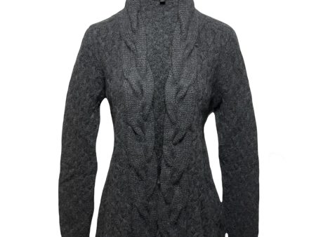 Cashmere Cardigan Sweater By Classiques Entier In Grey, Size: M For Sale