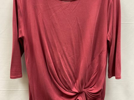 Top Short Sleeve By Clothes Mentor In Red, Size: S Sale