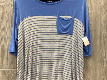 Top Short Sleeve By Clothes Mentor In Blue, Size: 3x Hot on Sale