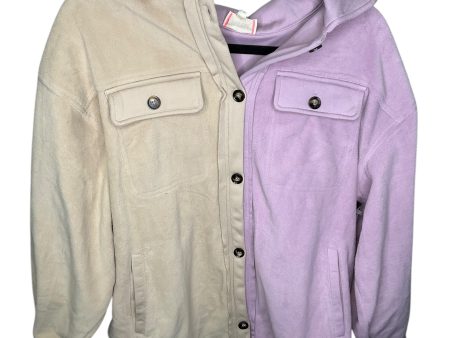 Jacket Shirt By Bibi In Purple, Size: S Sale