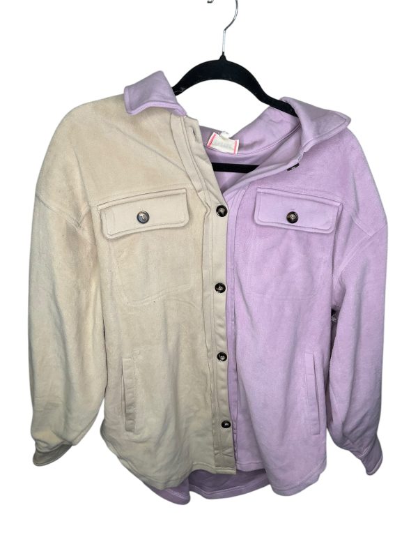 Jacket Shirt By Bibi In Purple, Size: S Sale