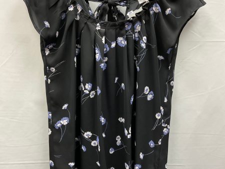 Floral Print Top Short Sleeve Lc Lauren Conrad, Size Xs Hot on Sale