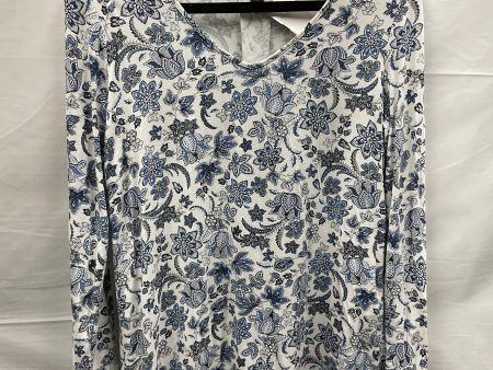 Floral Print Top Long Sleeve J. Jill, Size Xs Online Sale