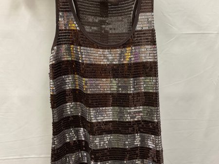 Tank Top By Forever In Brown & Silver, Size: M Fashion