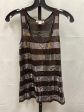 Tank Top By Forever In Brown & Silver, Size: M Fashion