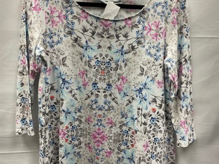 Floral Print Top Long Sleeve J. Jill, Size Xs Online Hot Sale