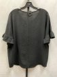 Black Top Short Sleeve Clothes Mentor, Size M Online Sale