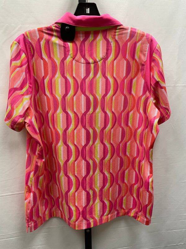 Top Short Sleeve By Clothes Mentor In Multi-colored, Size: L Cheap