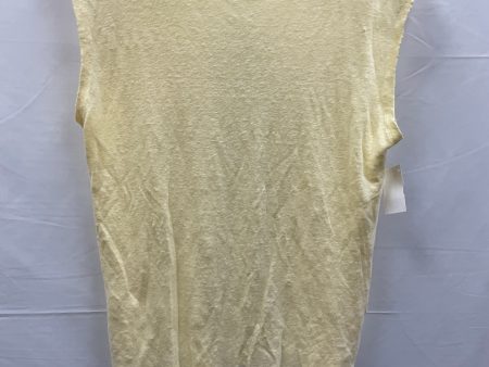 Yellow Top Short Sleeve Basic Clothes Mentor, Size M Cheap