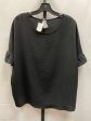 Black Top Short Sleeve Clothes Mentor, Size M Online Sale