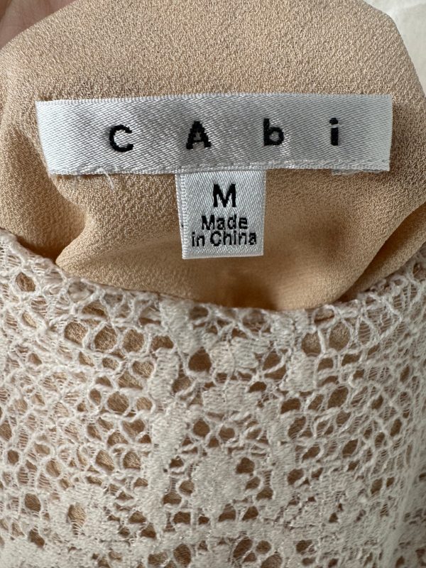 Top Sleeveless By Cabi In Cream, Size: M on Sale