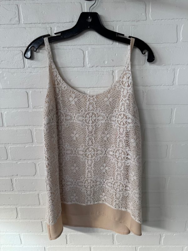 Top Sleeveless By Cabi In Cream, Size: M on Sale