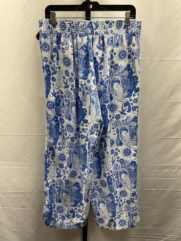 Blue & White Pants Other Cynthia Rowley, Size L Online Sale