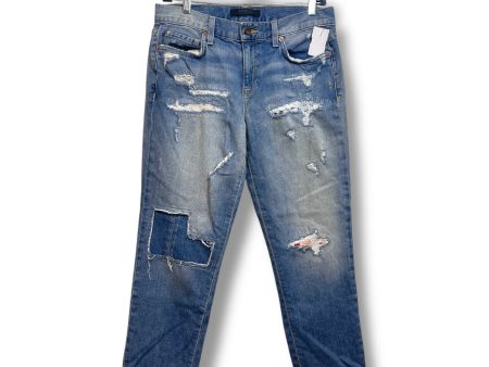 Jeans Cropped By GENETIC In Blue Denim, Size: 2 Supply