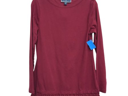 Top Ls By Karen Scott In Red, Size:M Online Hot Sale