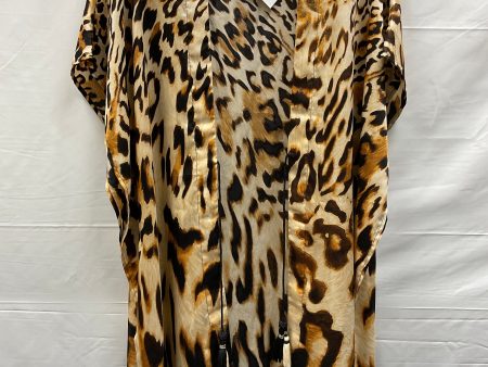 Animal Print Swimwear Cover-up Chicos, Size S Cheap