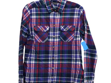 Top Ls By Eddie Bauer In Plaid Pattern, Size:S Sale