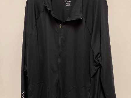 Athletic Jacket By Just My Size In Black, Size: 3x Supply