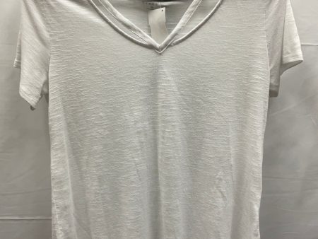 White Top Short Sleeve Soho Design Group, Size M on Sale