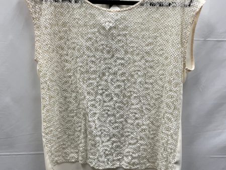 Black & Cream Top Short Sleeve Limited, Size M Online Sale