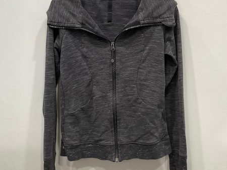 Athletic Jacket By Lululemon In Grey, Size: 6 Online