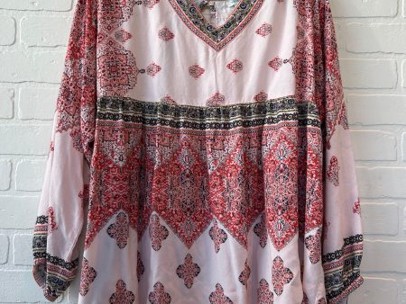 Tunic Long Sleeve By Sundance In Orange, Size: Xl Sale