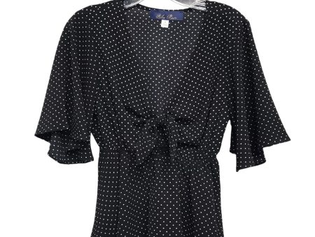 Top Ss By Blue Rain In Polkadot Pattern, Size:M Online Sale