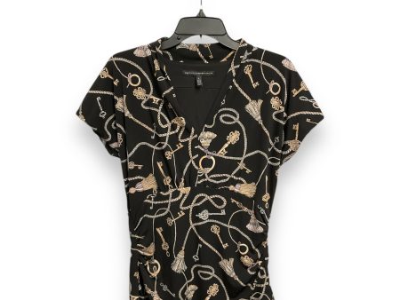 Top Short Sleeve By White House Black Market In Black, Size: S Supply