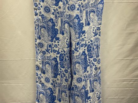 Blue & White Pants Other Cynthia Rowley, Size L Online Sale