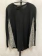 Top Long Sleeve By Zenana Outfitters In Black & Grey, Size: M Cheap