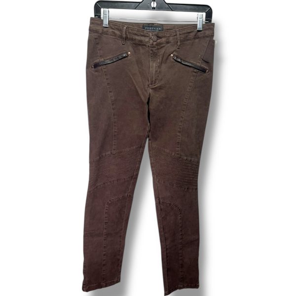 Motorcycle Pants By Peruvian Connection In Brown, Size: 4 Online