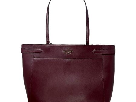 Staci Laptop Tote Designer By Kate Spade In Cherrywood, Size: Large Fashion