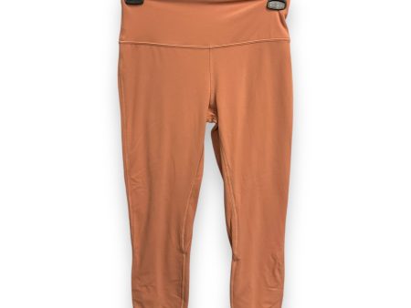 Athletic Capris By Lululemon In Peach, Size: 6 Discount