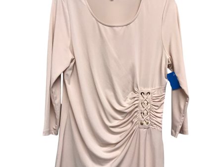 Top Ls By Calvin Klein In Peach, Size:M Cheap