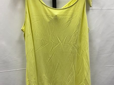 Yellow Top Sleeveless Time And Tru, Size Xl Sale