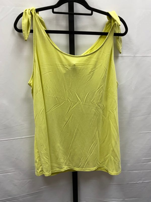 Yellow Top Sleeveless Time And Tru, Size Xl Sale