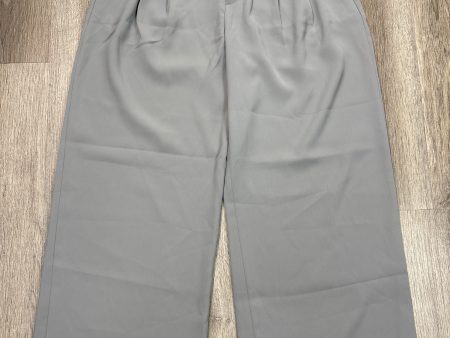 Pants Wide Leg By Gap In Grey, Size: Mp Cheap