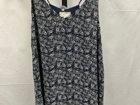 Floral Print Tank Top Loft, Size M Hot on Sale