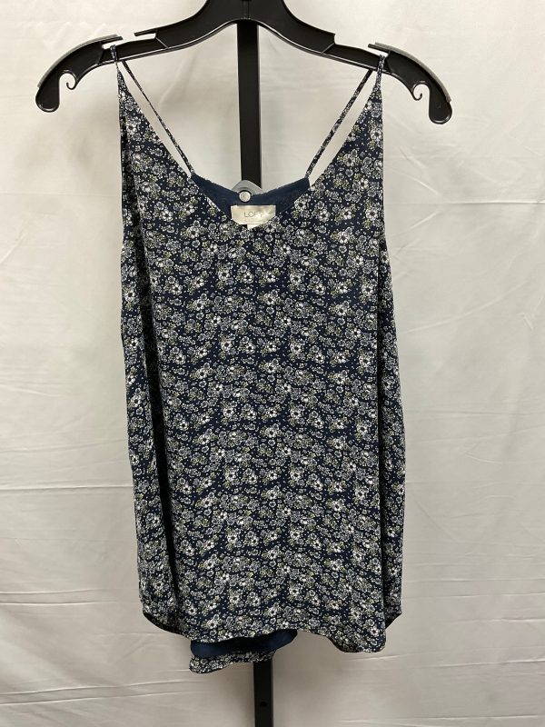 Floral Print Tank Top Loft, Size M Hot on Sale