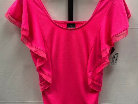 Top Short Sleeve By Worthington In Pink, Size: Petite   S For Sale