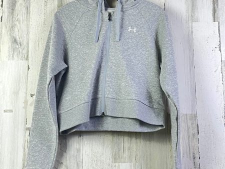 Athletic Jacket By Under Armour In Grey, Size: S Online