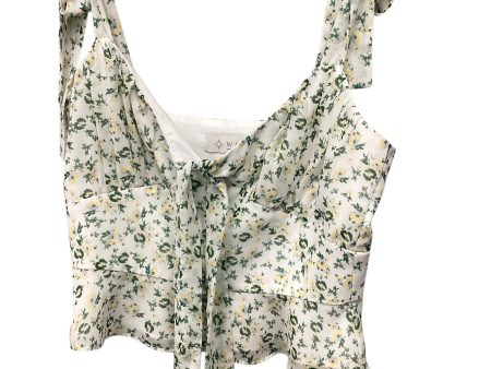 Top Sleeveless By Wayf In Floral Print, Size: Xs Cheap